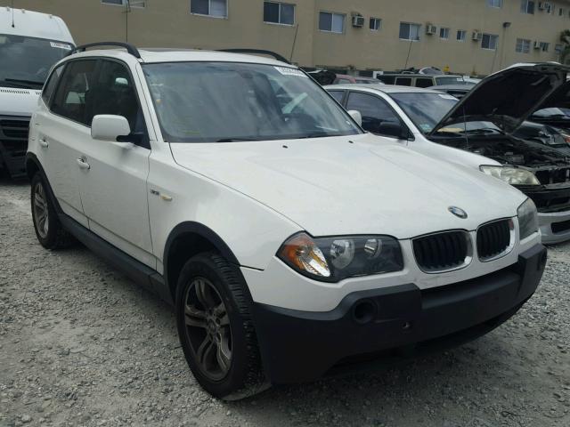 WBXPA93475WD13538 - 2005 BMW X3 3.0I WHITE photo 1