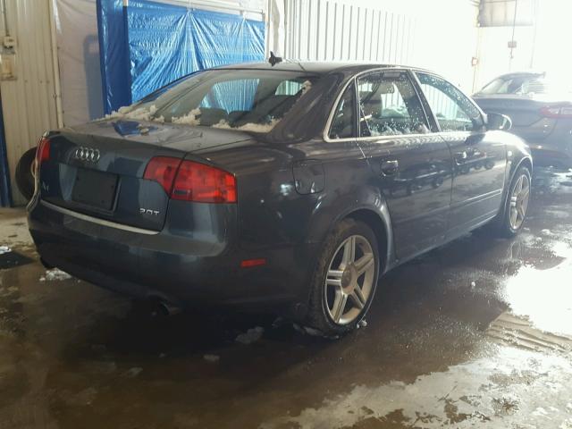 WAUDF78E67A000692 - 2007 AUDI A4 S-LINE GRAY photo 4