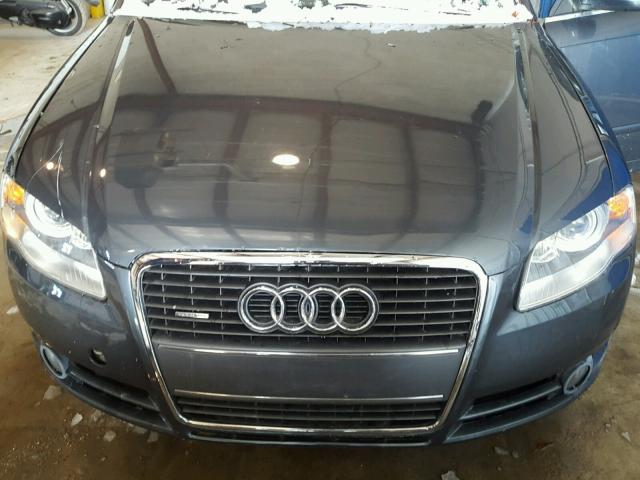 WAUDF78E67A000692 - 2007 AUDI A4 S-LINE GRAY photo 7