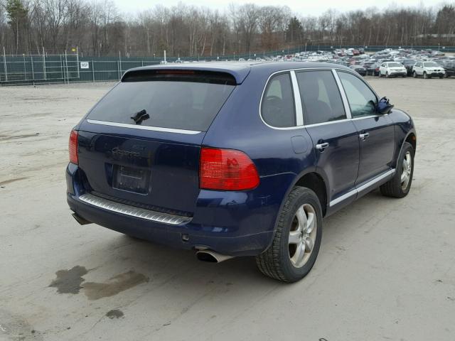 WP1AA29P96LA25501 - 2006 PORSCHE CAYENNE BLUE photo 4