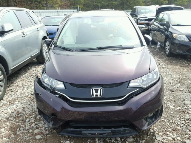 JHMGK5H7XGX034941 - 2016 HONDA FIT EX PURPLE photo 9