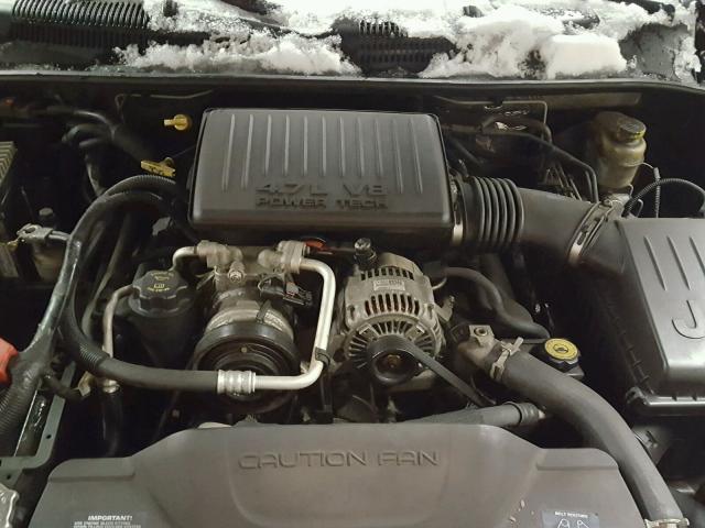 1J8GW58N84C393771 - 2004 JEEP GRAND CHER GRAY photo 7