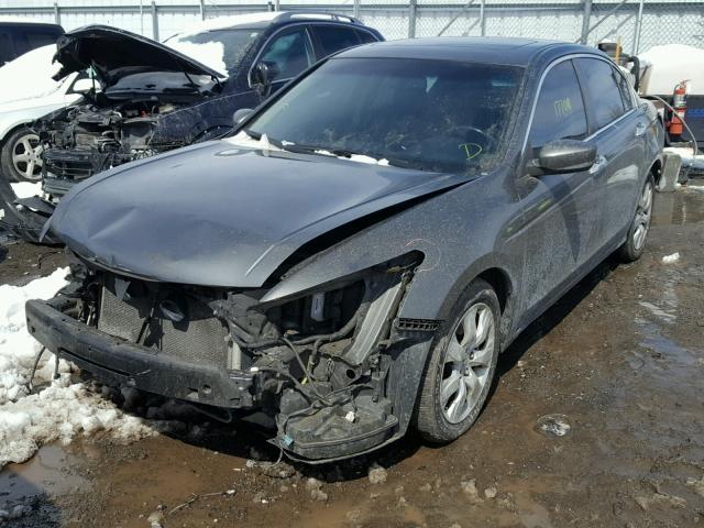 1HGCP3F8XAA022365 - 2010 HONDA ACCORD EXL GRAY photo 2