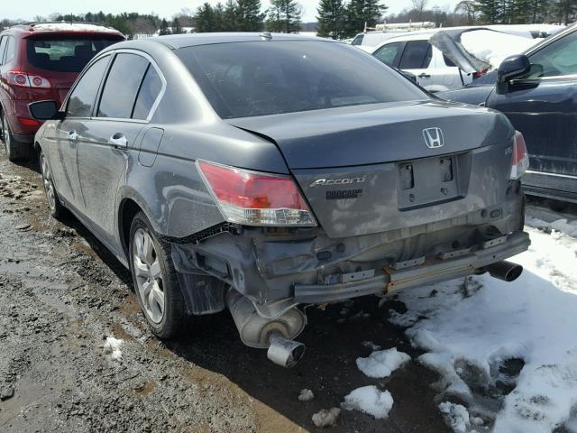 1HGCP3F8XAA022365 - 2010 HONDA ACCORD EXL GRAY photo 3