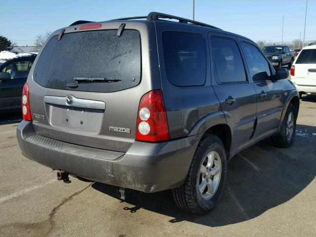 4F2CZ96145KM22792 - 2005 MAZDA TRIBUTE S GRAY photo 4