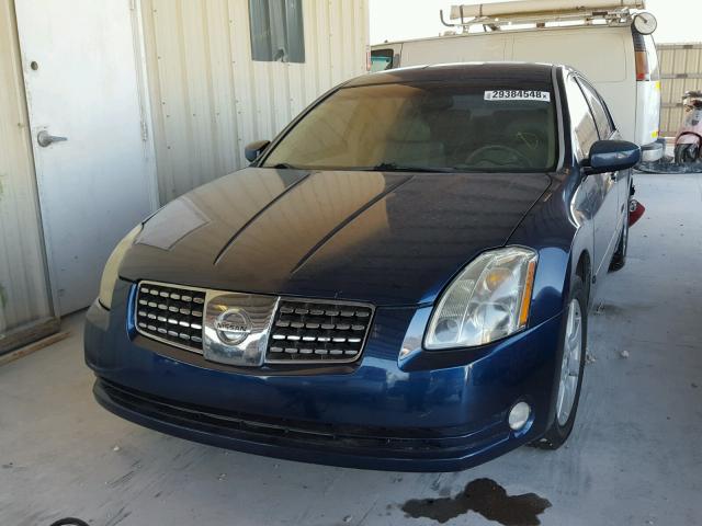 1N4BA41E55C822425 - 2005 NISSAN MAXIMA SE BLACK photo 2