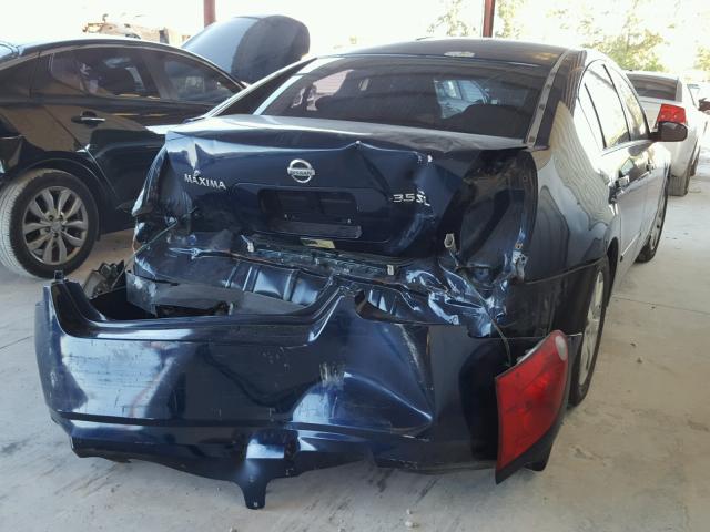 1N4BA41E55C822425 - 2005 NISSAN MAXIMA SE BLACK photo 4