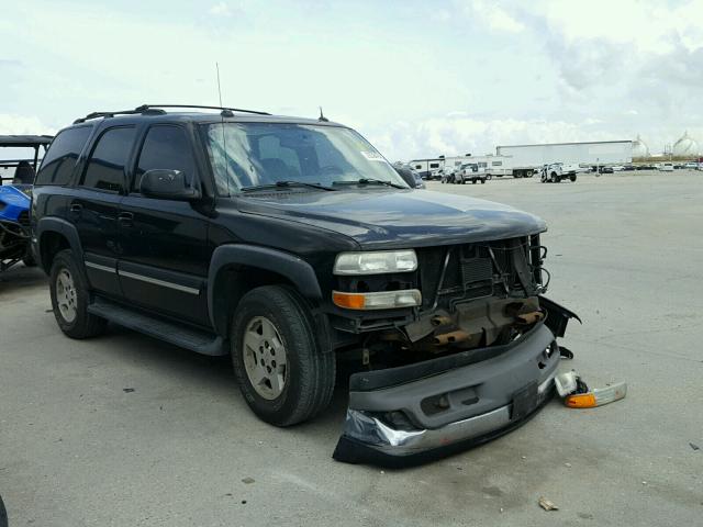 1GNEC13T35R269810 - 2005 CHEVROLET TAHOE C150 BLACK photo 1