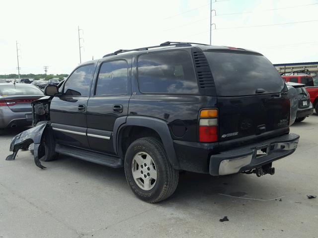 1GNEC13T35R269810 - 2005 CHEVROLET TAHOE C150 BLACK photo 3