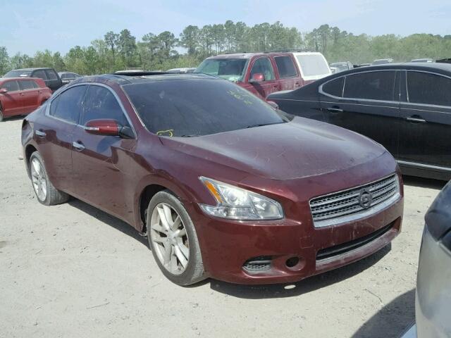 1N4AA5AP1AC816571 - 2010 NISSAN MAXIMA S BURGUNDY photo 1