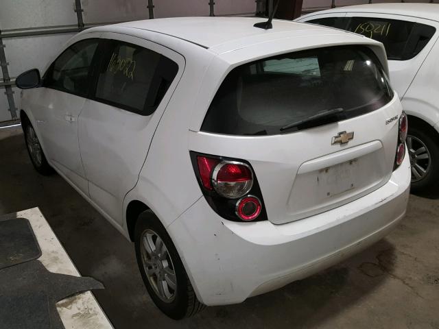 1G1JA6SH4C4107260 - 2012 CHEVROLET SONIC LS 白色 照片 3