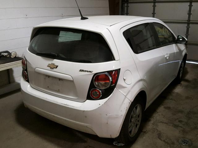 1G1JA6SH4C4107260 - 2012 CHEVROLET SONIC LS 白色 照片 4