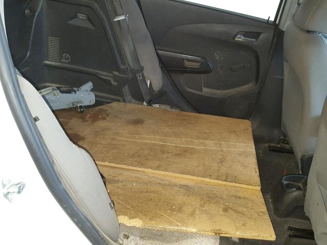 1G1JA6SH4C4107260 - 2012 CHEVROLET SONIC LS 白色 照片 6