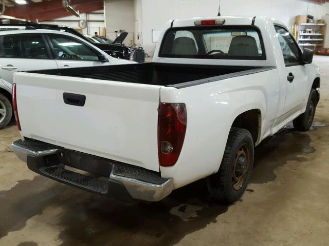 1GCCS148768281012 - 2006 CHEVROLET COLORADO WHITE photo 4