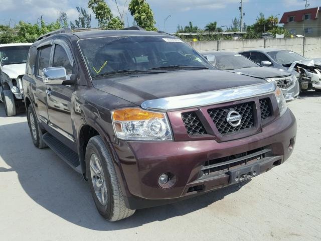 5N1BA0ND0FN601238 - 2015 NISSAN ARMADA SV MAROON photo 1