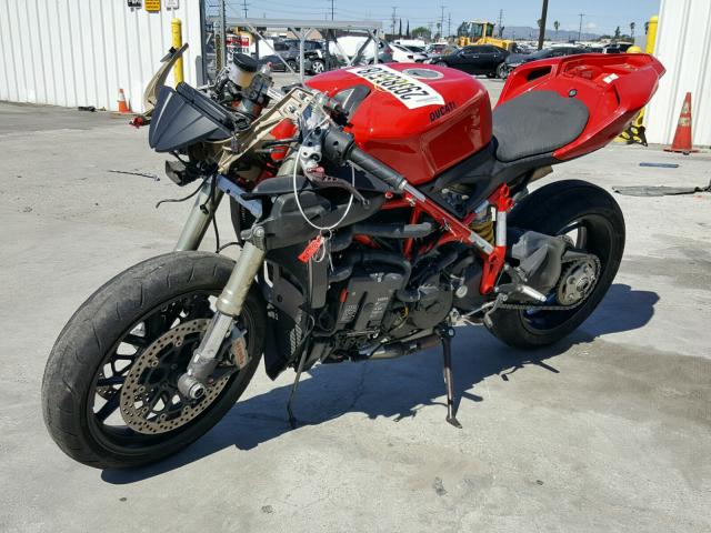 ZDM1XBMV2CB021270 - 2012 DUCATI SUPERBIKE RED photo 2