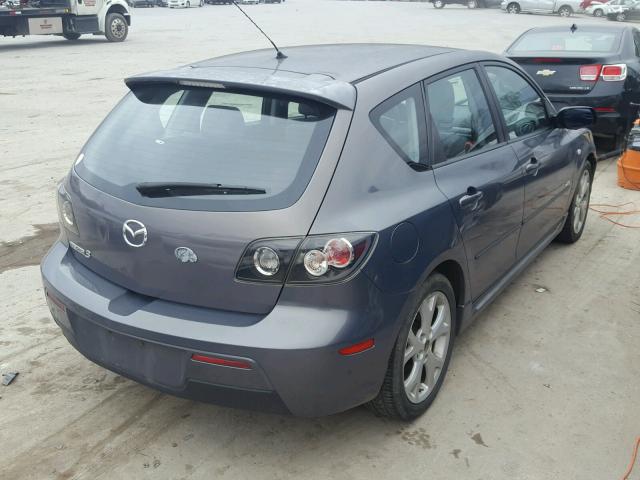 JM1BK343771684056 - 2007 MAZDA 3 HATCHBAC GRAY photo 4