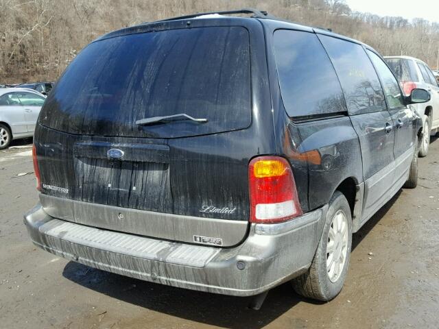 2FMDA58432BB28121 - 2002 FORD WINDSTAR L BLACK photo 4