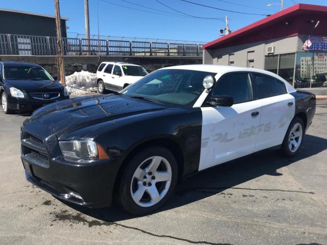 2C3CDXAT3DH709241 - 2013 DODGE CHARGER PO BLACK photo 2