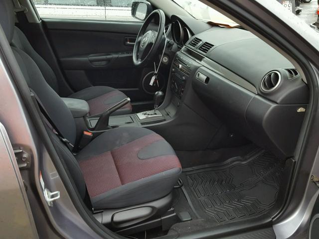 JM1BK324961441231 - 2006 MAZDA 3 S GRAY photo 5