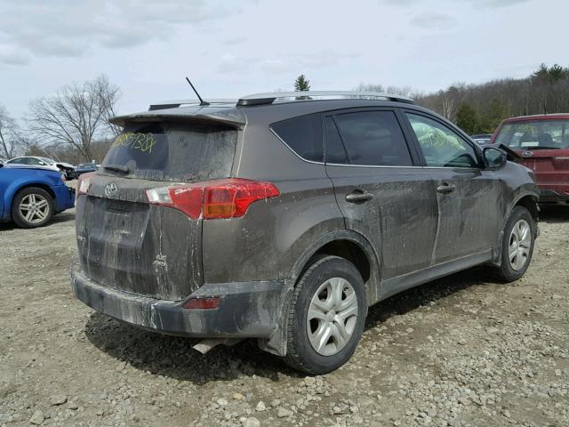 2T3BFREV0FW383667 - 2015 TOYOTA RAV4 LE BROWN photo 4