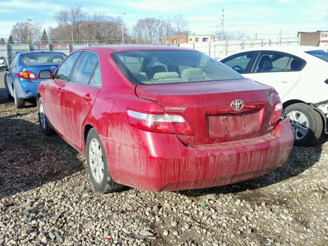 4T1BE46K37U072626 - 2007 TOYOTA CAMRY NEW RED photo 3