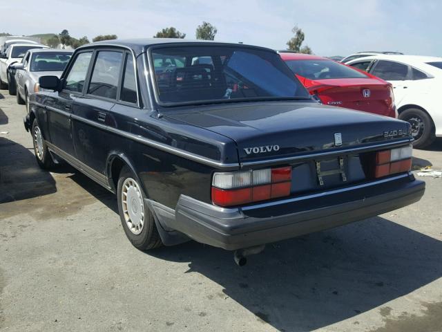 YV1AS8818N1467060 - 1992 VOLVO 240 BASE BLACK photo 3