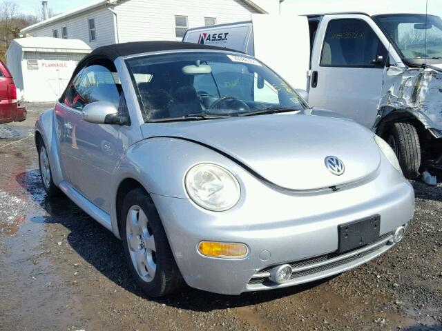 3VWCK21Y53M312563 - 2003 VOLKSWAGEN NEW BEETLE SILVER photo 1