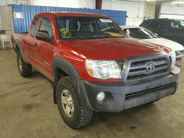 5TEUX42N09Z615853 - 2009 TOYOTA TACOMA ACC RED photo 1