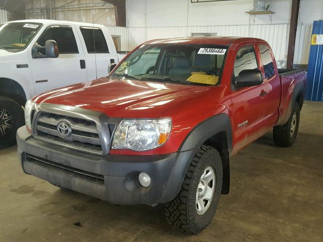 5TEUX42N09Z615853 - 2009 TOYOTA TACOMA ACC RED photo 2