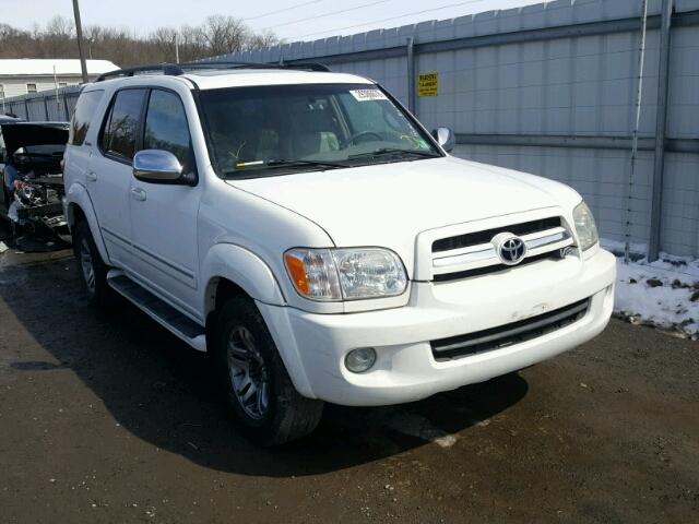 5TDBT48A67S280101 - 2007 TOYOTA SEQUOIA LI WHITE photo 1