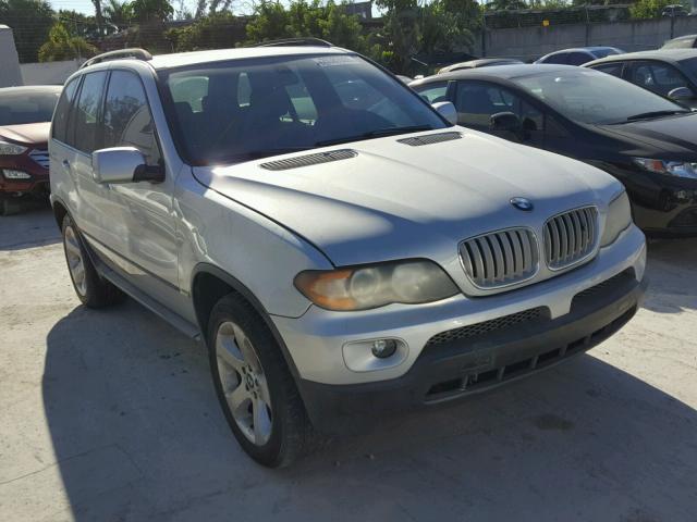 5UXFB53595LV10067 - 2005 BMW X5 4.4I SILVER photo 1