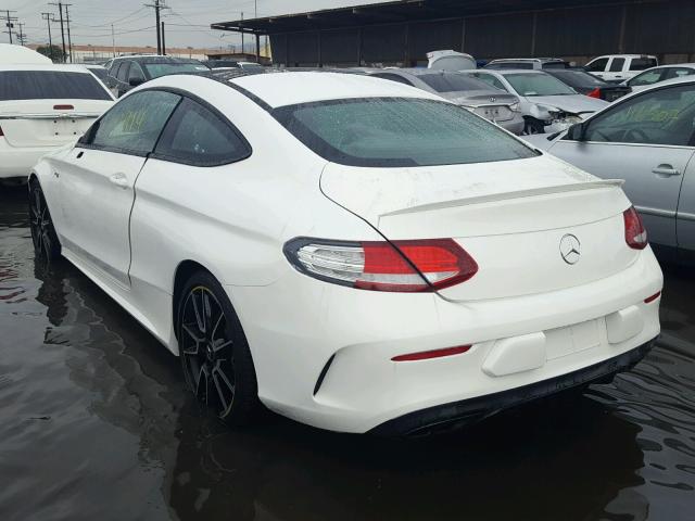 WDDWJ6EB2HF527198 - 2017 MERCEDES-BENZ C 43 4MATI WHITE photo 3