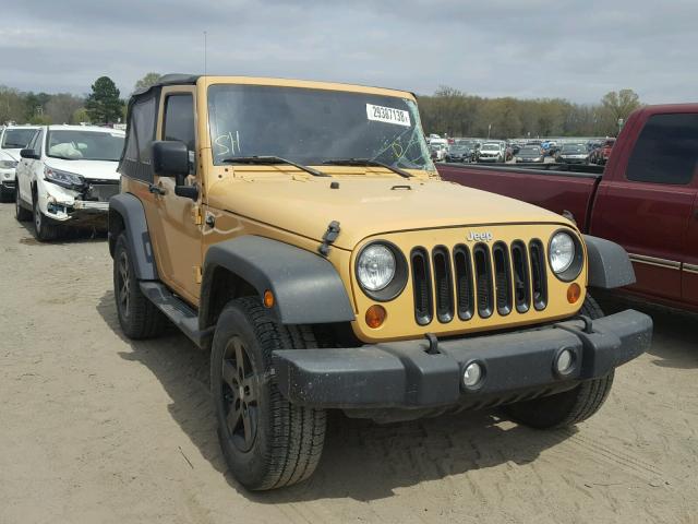 1C4AJWAG7DL615388 - 2013 JEEP WRANGLER S YELLOW photo 1