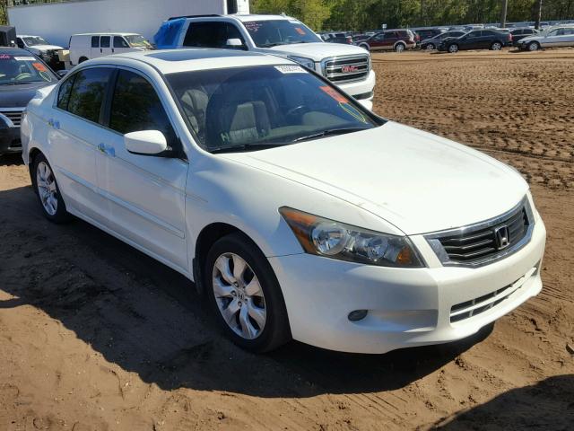 1HGCP36828A035167 - 2008 HONDA ACCORD EXL WHITE photo 1