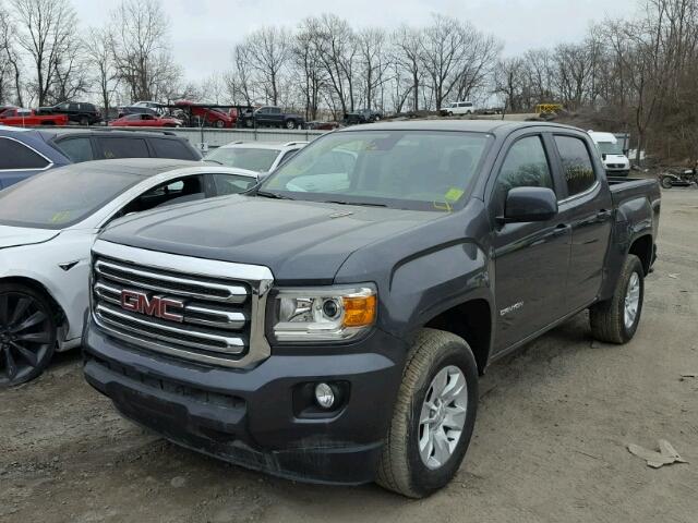 1GTG5CE18G1183851 - 2016 GMC CANYON SLE GRAY photo 2