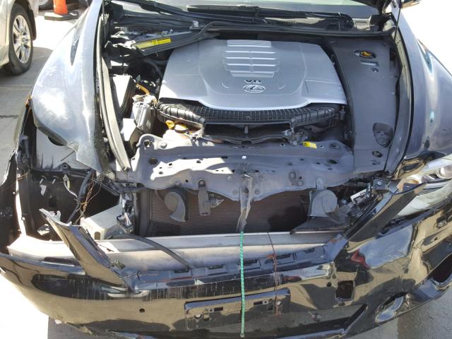 JTHBL5EF3A5093092 - 2010 LEXUS LS 460 BLACK photo 7