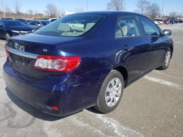 JTDBU4EE3B9169369 - 2011 TOYOTA COROLLA BA BLUE photo 4