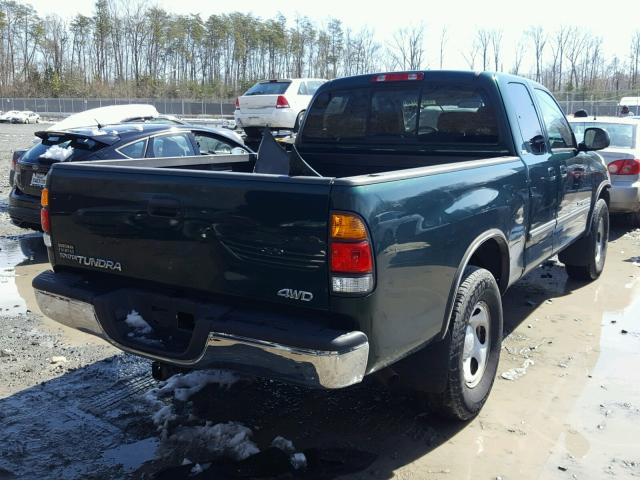 5TBBN44173S404587 - 2003 TOYOTA TUNDRA ACC GREEN photo 4