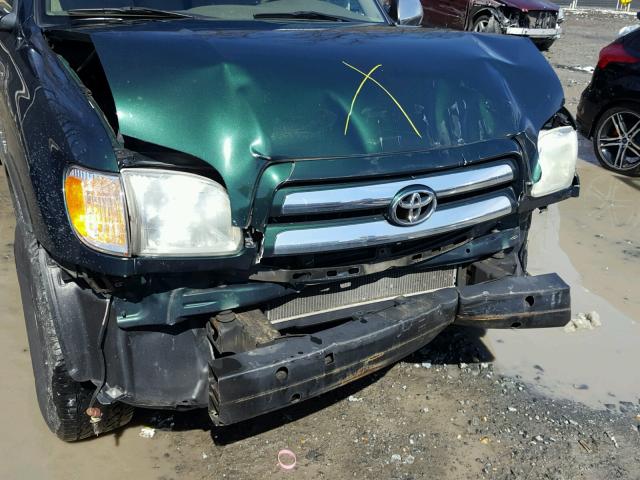 5TBBN44173S404587 - 2003 TOYOTA TUNDRA ACC GREEN photo 9