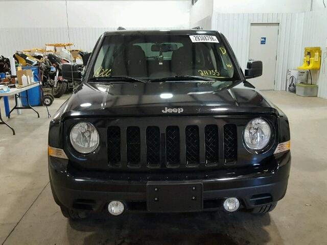 1C4NJPBA2HD211755 - 2017 JEEP PATRIOT SP BLACK photo 9