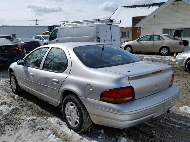 1B3EJ46X7YN263018 - 2000 DODGE STRATUS SE SILVER photo 3