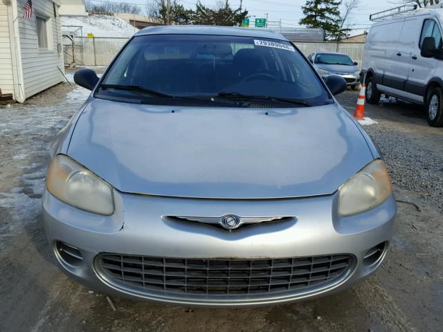 1C3EL46X81N656643 - 2001 CHRYSLER SEBRING LX SILVER photo 9