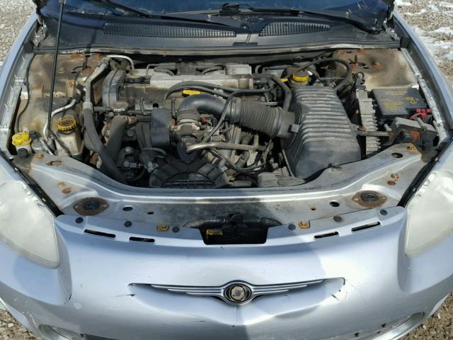 1C3EL46X51N656633 - 2001 CHRYSLER SEBRING LX SILVER photo 7