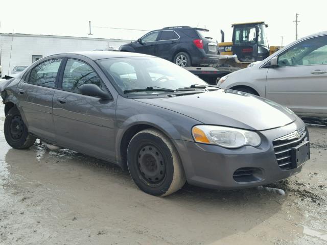 1C3EL46X84N165025 - 2004 CHRYSLER SEBRING LX GRAY photo 1