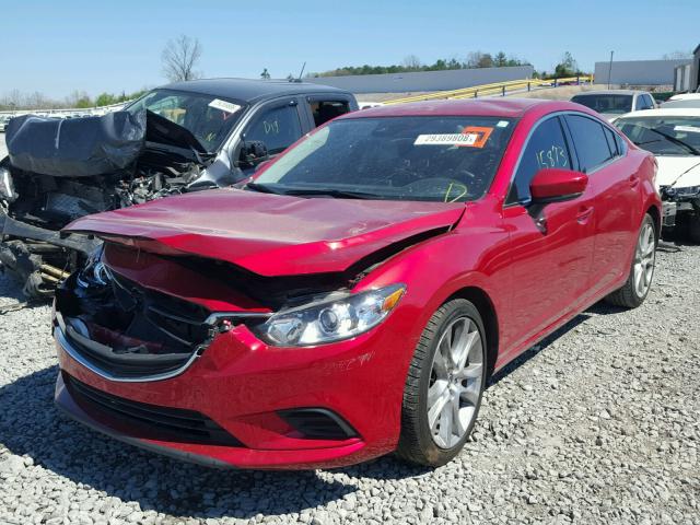 JM1GL1V50H1111671 - 2017 MAZDA 6 TOURING RED photo 2