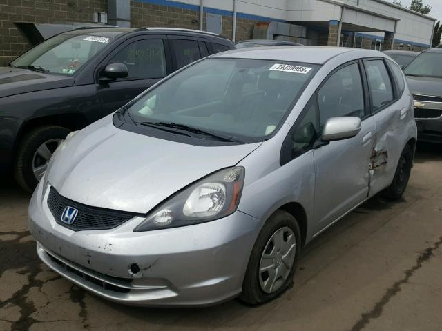 JHMGE8G32CC040483 - 2012 HONDA FIT SILVER photo 2