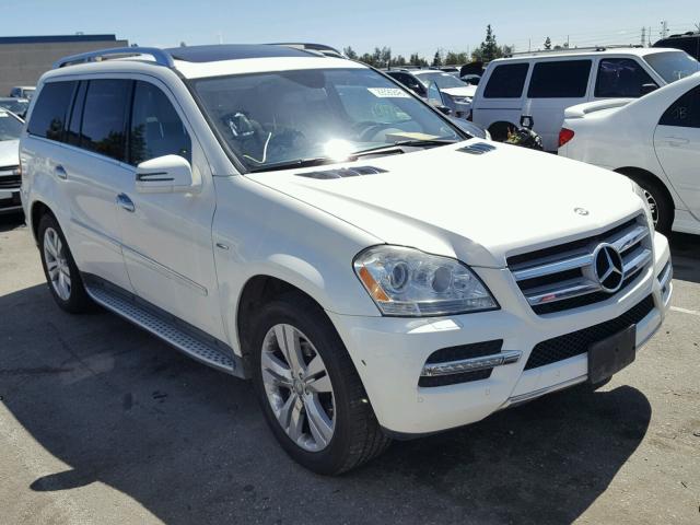 4JGBF2FE0CA786852 - 2012 MERCEDES-BENZ GL 350 BLU WHITE photo 1