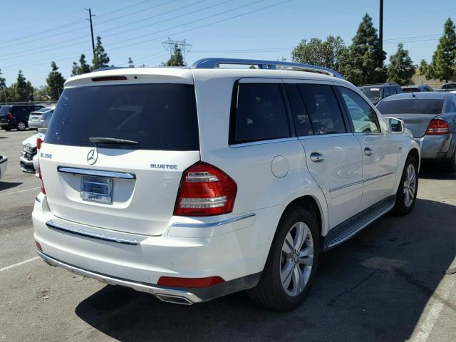 4JGBF2FE0CA786852 - 2012 MERCEDES-BENZ GL 350 BLU WHITE photo 4