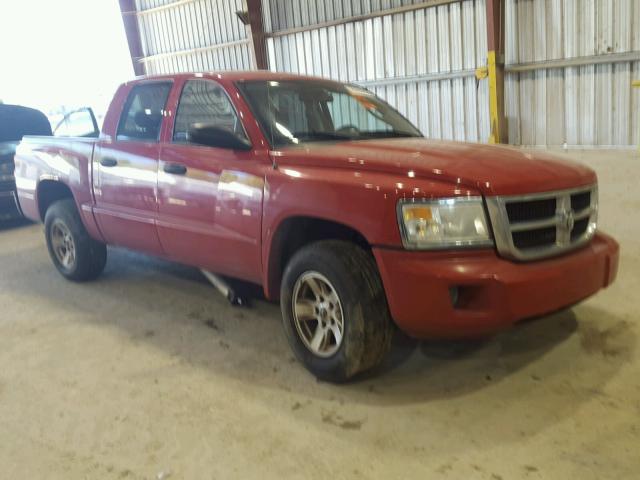 1D7HE48N38S506004 - 2008 DODGE DAKOTA QUA RED photo 1